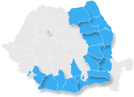 Harta judete caleidoscop